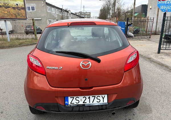 Mazda 2 cena 12999 przebieg: 186000, rok produkcji 2009 z Szczecin małe 301